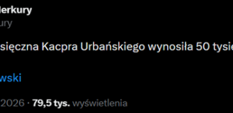 Tyle MIESIĘCZNIE ZARABIAŁ Kacper Urbański w Legii!